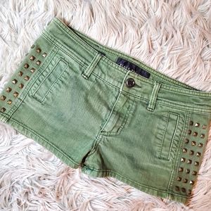 Affliction Studded Shorts